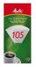 Melitta Filterzakken 105 wit, per stuk verpakt (1 x 200 stuks)