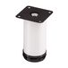 SOTECH 4-delige meubelpoot Jimmy, wit, rond, Ø 50 mm, hoogte 60 mm