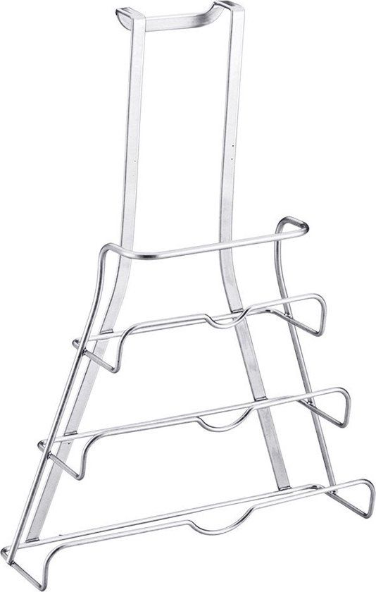 Metaltex Galileo Lijn Dekselhouder - Metallic - Grijs