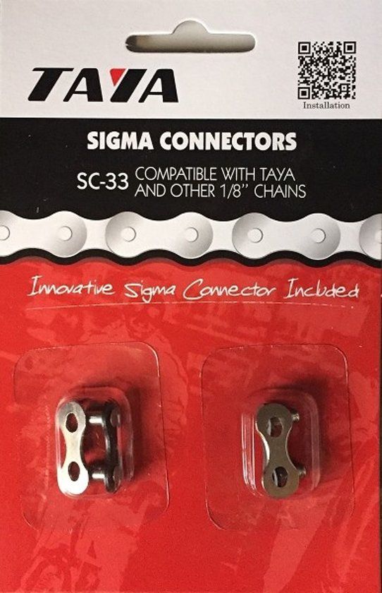 Taya Kettingschakel 1/2 X 1/8 Inch Sc-33 1sp 2 Stuks