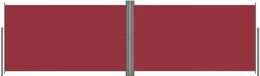 vidaXL Windscherm uittrekbaar 180x600 cm rood