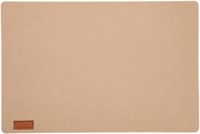 CEPEWA Rechthoekige placemat - vilt - beige - 30 x 45 cm