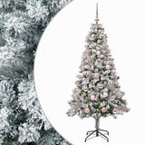 vidaXL - Sapin artificiel - 120 cm - 150 LED - Blanc chaud