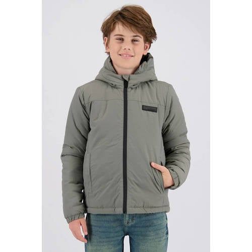 Raizzed winterjas - grijs Jongens Nylon Capuchon Effen - maat 116