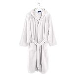 Caleffi - Badjas voor volwassenen, dames/heren/unisex met capuchon, badstof, 100% badstof, maat XXXL, kleur wit