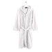 Caleffi - Badjas voor volwassenen, dames/heren/unisex met capuchon, badstof, 100% badstof, maat XXXL, kleur wit