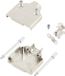 MH Connectors MHDM37-K 6560-0136-04 D-sub behuizing Aantal polen: 37 Metaal 180 ° Zilver 1 stuk(s)