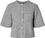 Pieces Tricot Cardigan PCSILLY Manches Courtes Medium Grey Melange XXL