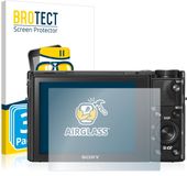 BROTECT Screenprotector 3 Stuks voor Sony Cyber-Shot DSC-RX100 V Beschermglas transparant