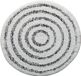 Spirella Badmat Saturn 60 x 60 cm, wit/zwart