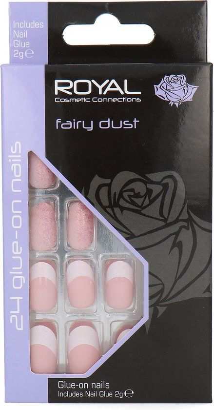 Royal 24 Glue-on Nails - Fairy Dust