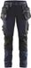 Blåkläder Dames werkbroek met stretch 7115-1343 - Donker marineblauw/Zwart - C44