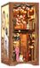Kit de bricolage pour un serre-livres avec éclairage LED, en bois, dimensions 33x21,5x5,5 cm