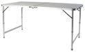 Mojawo Grote, inklapbare campingtafel van aluminium, 120x60x58/70 cm