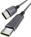 Smrter SMRTER_SPEEDY100_S_AT USB-C-kabel USB 2.0 USB-C stekker, USB-C stekker 0.40 m Antraciet Met OTG-functie, Rond, S