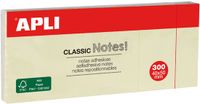 APLI Zelfklevende memo's 'CLASSIC Notes!', 40 x 50 mm, geel