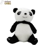 Wonder Semic Panda! Go, Panda! Pluche knuffel Pan-Chan 16 cm Wit/Zwart