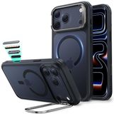 ESR Classic Hybrid HaloLock Stand Hoesje voor iPhone 17 Pro - Frosted Zwart