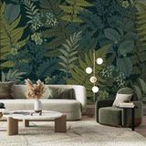 Papier peint panoramique Feuilles sauvages 130 cm x 87 cm