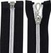 OEM Wan GmbH Set Ritsen - Spiraal Ritsen - Kleding Repareren - Scheidbaar Zelfborgend - 40 cm 10 Stuks - Zwart