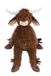 Happy Horse Hooglander Koe Cody Knuffel 60cm - Bruin