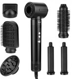 Saaf Fohnborstel - 8-Delige Set - Zwart - 7 Functies in 1 - 1400W