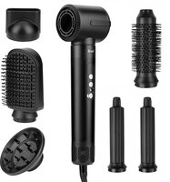 Saaf Fohnborstel - 8-Delige Set - Zwart - 7 Functies in 1 - 1400W