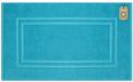 Lavea® 1 Tapis de bain 50x80 cm – antidérapant et lavable en 100% coton biologique – absorbant et durable – idéal pour salle de bain et douche – Turquoise