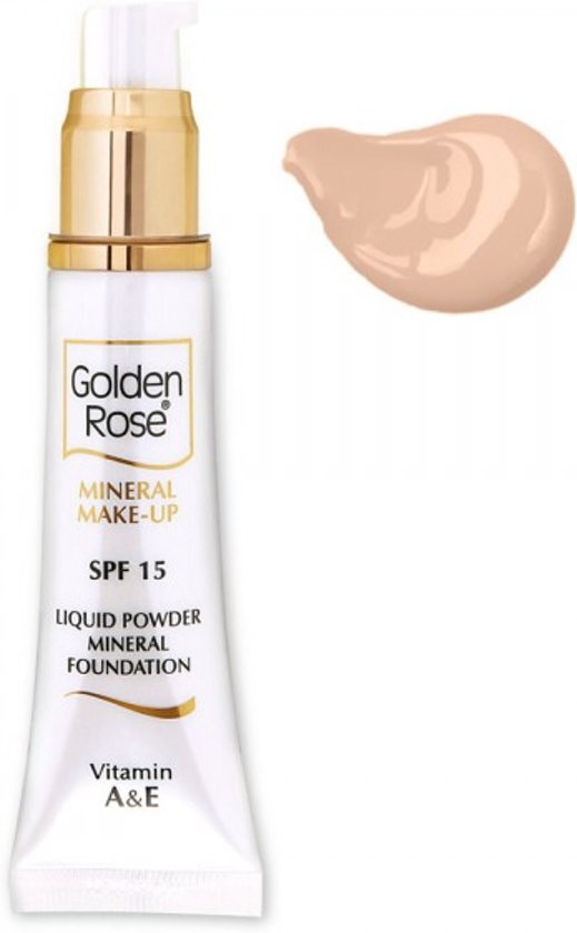 Golden Rose MINERAL LIQUID FOUNDATION 1 Topklasse minerale foundation