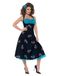 Smiffys Grease Cha Cha Digregorio Dames Kostuum Zwart