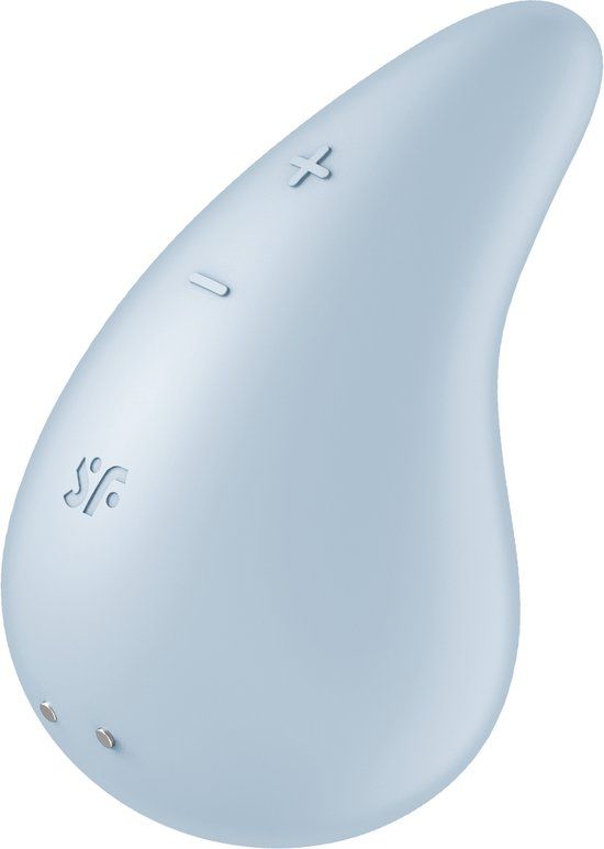 Satisfyer Dew Drop Oplegvibrator | 8 cm | Lichtblauw