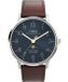 Timex Waterbury Classic Moon Phase TW2W75600 Horloge - Leer - Bruin - Ø 40 mm