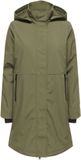 ONLY Dames Parka ONLKARA PARKA OTW CC Groen Maat L