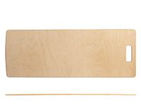 Habi Pizzaschep van hout, met handvat, 36 x 100 cm