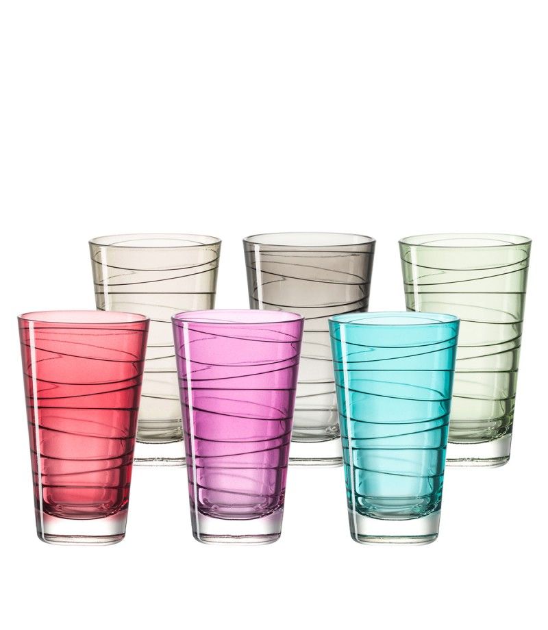 Leonardo 047285 Waterglazen - 6 stuks - Multi