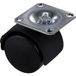 Gedotec Roulette pivotante en plastique Ø 40 - 50 mm BOUTIQUE, 50 mm - avec frein