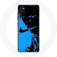 Oppo Etui Nike Logo Blauw en Zwart Maniacase