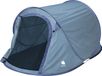 Tente pop-up, bleu, 220 x 120 cm - convient pour 2 personnes - tente instantanée pour la randonnée et le camping