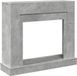 vidaXL Haardombouw - 100x30x87,5 cm - Bewerkt Hout - Betongrijs