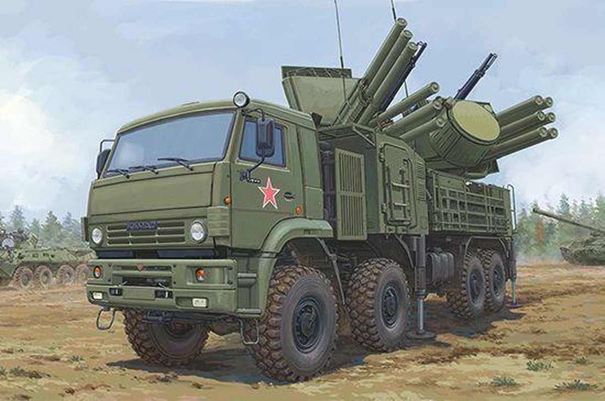 Trumpeter Russian 72V6E4 Combat Vehicle of 96K6 Pantsir S1