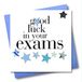 Claire Giles Hearts and Stars kaart Good Luck In Your onderzoekskaart