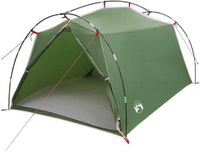 vidaXL Tunneltent 2-persoons Groen Polyester