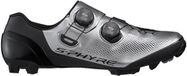 Chaussures Shimano XC9 S Mountainbikeschoenen voor heren, maat 42, zilver, draaisysteem, rubberen zool, anti-slip, verstevigde hiel