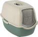 Syfax Kattentoilet Green & White Recycled PP Closed Cat Litter Box 56 x 40 x 39 cm