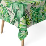 ECOMMERC3 Vlekafstotend tafelkleed voor ronde tafel, maat 140, rond, vuilafstotend, extra zacht en waterdicht, eenheidsmaat