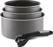 Sitram Set 3 stoofschotels 16/18/20cm aluminium grijs standaard anti-aanbaklaag vaatwasserbestendig geschikt voor alle warmtebronnen