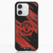 Manchester United Coque de Téléphone 3D Officielle – Design Abstrait Rouge et Noir