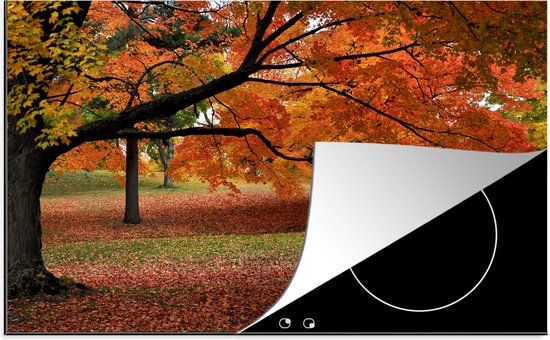 KitchenYeah® Inductie beschermer 77x51 cm - Oranje - Boom - Engeland