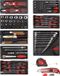 Gedore RED R21010001 119-delige Gereedschapset in CT modules