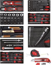 Gedore RED R21010001 119-delige Gereedschapset in CT modules